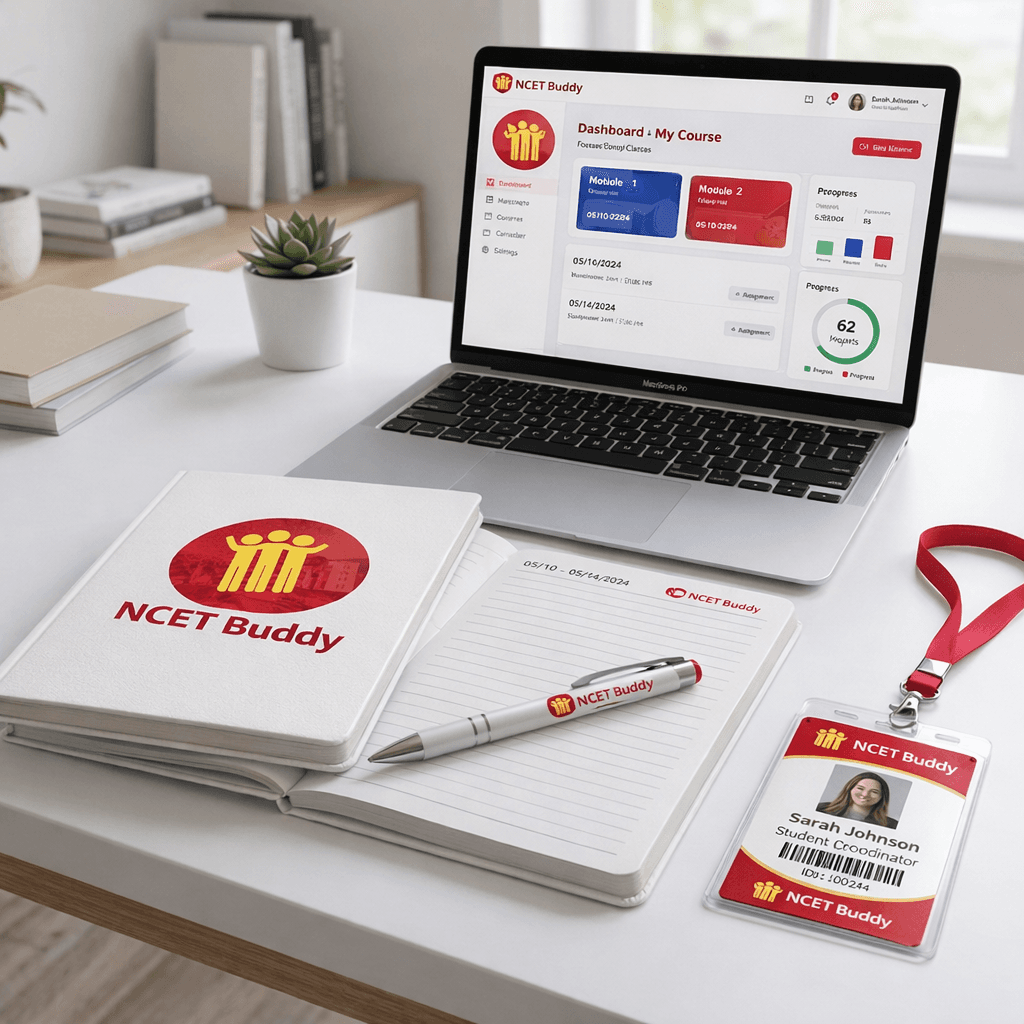 Student Kit — Branded notebook, pen, and student ID